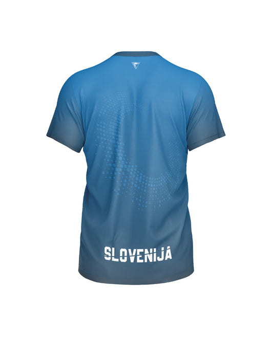 Funkcijska majica Slovenija Blue M/Ž