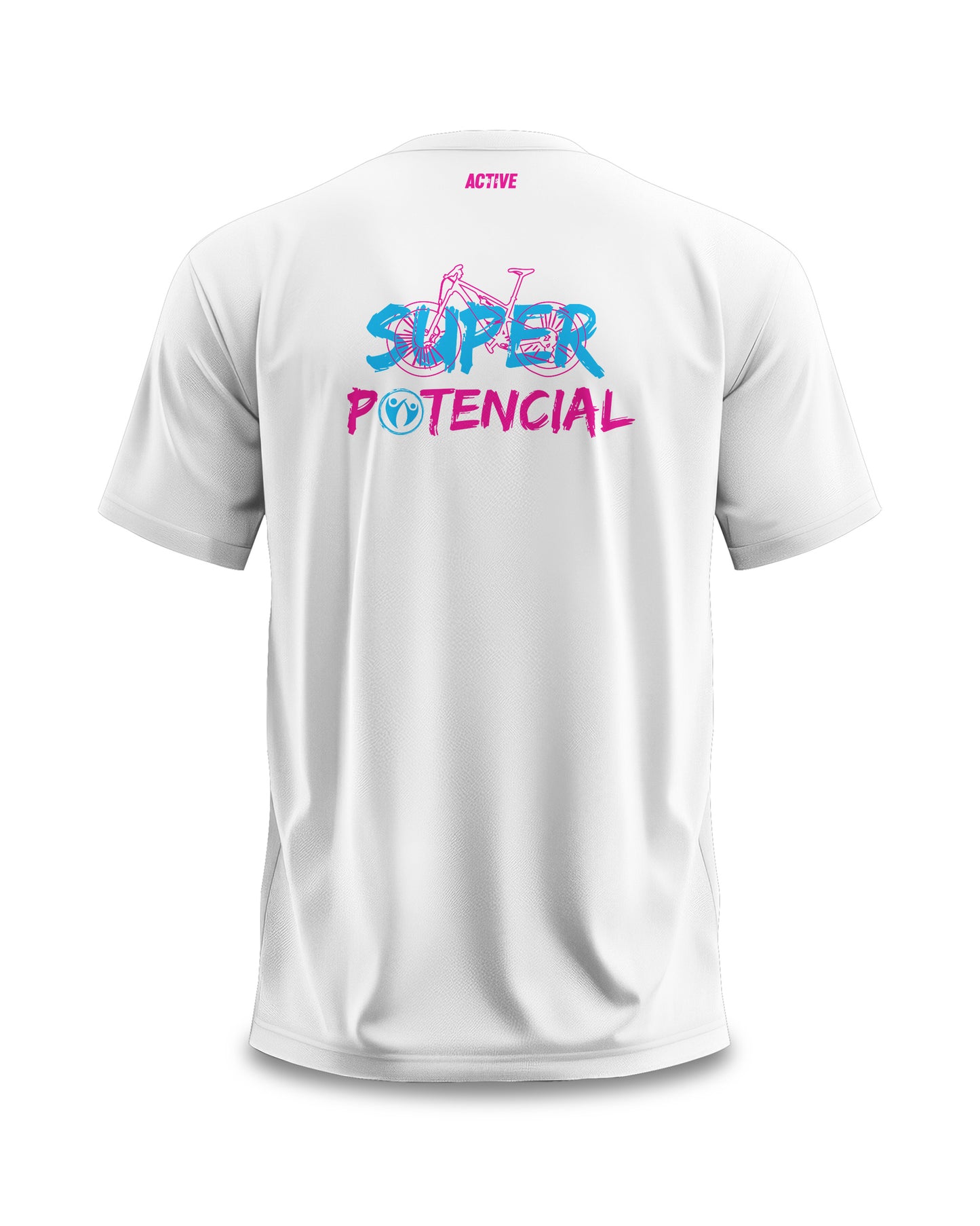 T-Shirt ŠKD Superpotencial x Active - MTB / Bela