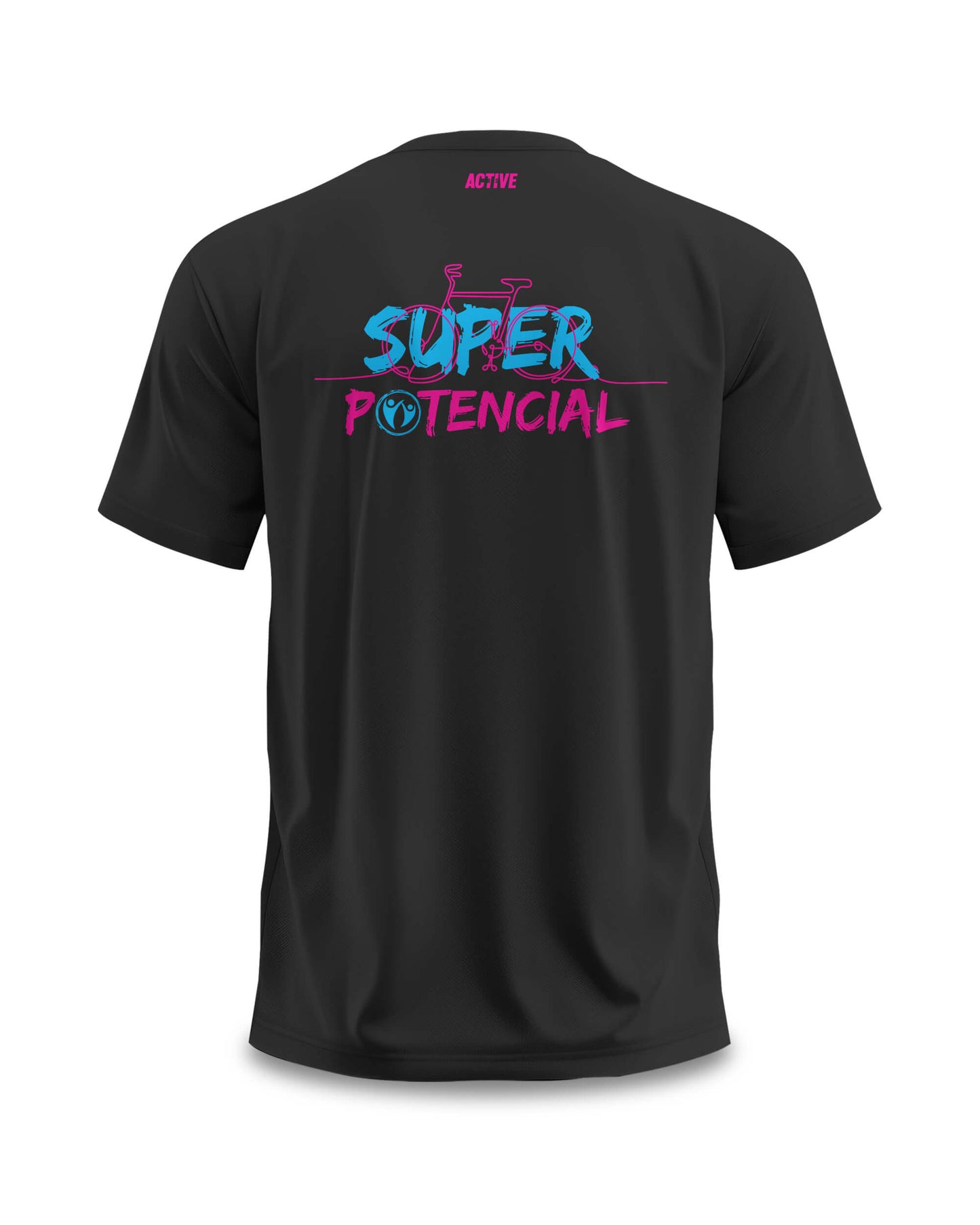 T-Shirt ŠKD Superpotencial x Active - Road / Črna