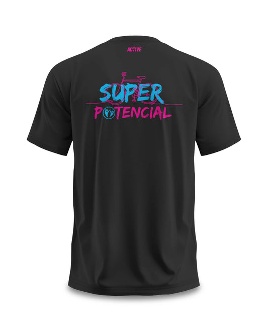 T-Shirt ŠKD Superpotencial x Active - Road / Črna