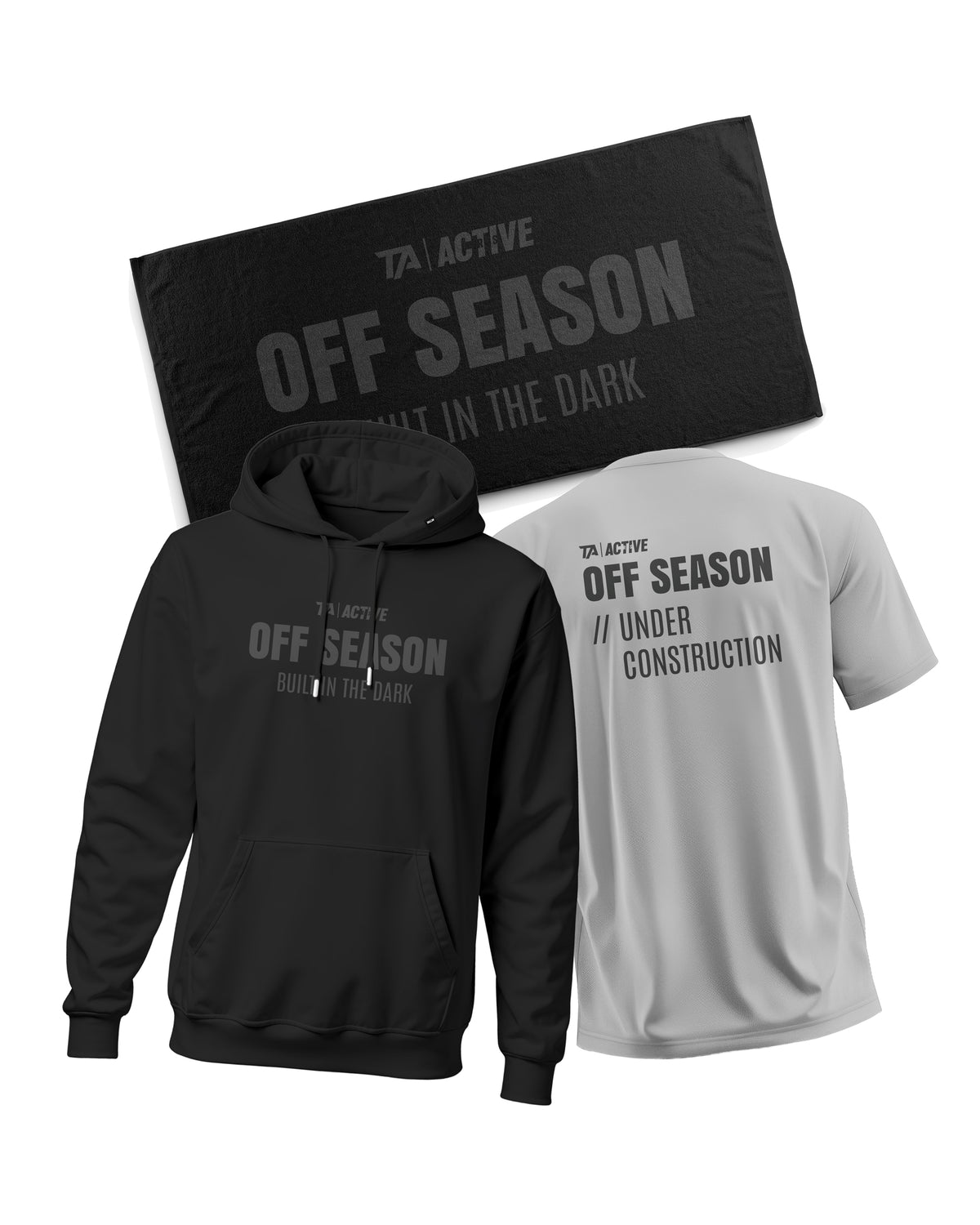 Off Season Combo paket – majica + hoodie + brisača