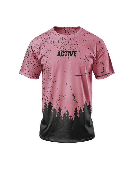 MTB Enduro majica LR Forest na kratke rokave (unisex)