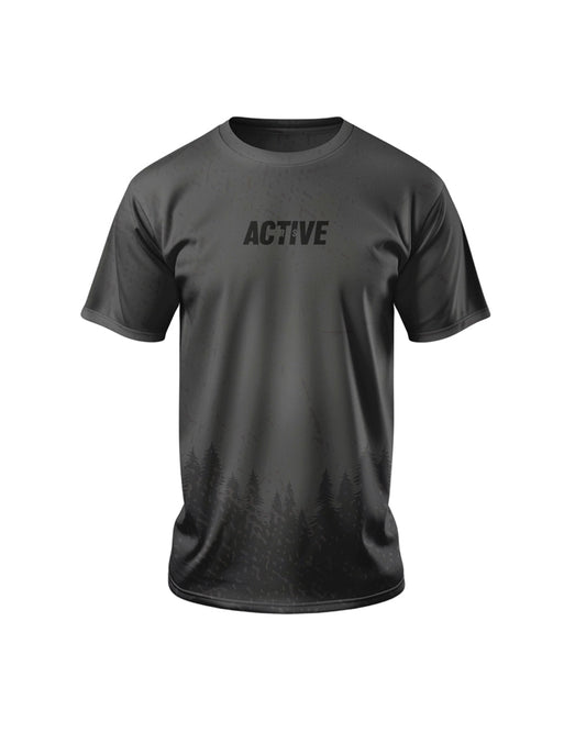MTB Enduro majica Grey Forest na kratke rokave (unisex)