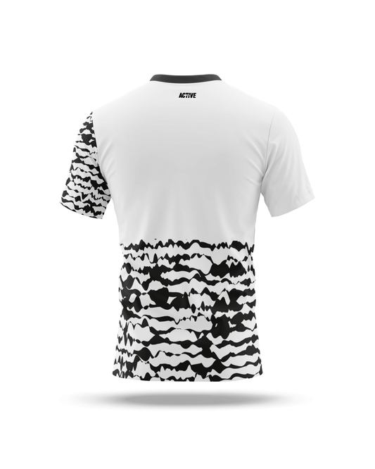 Funkcijska Padel Tenis majica - Black stripes M/Ž