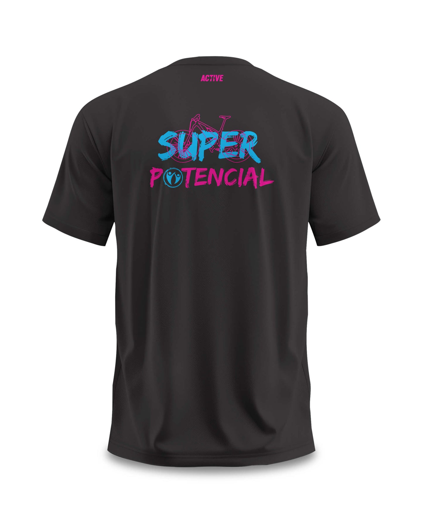 T-Shirt ŠKD Superpotencial x Active - MTB / Črna