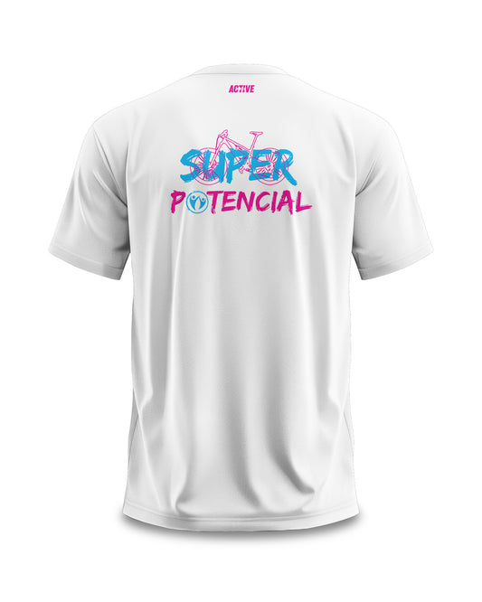 T-Shirt ŠKD Superpotencial x Active - MTB / Bela