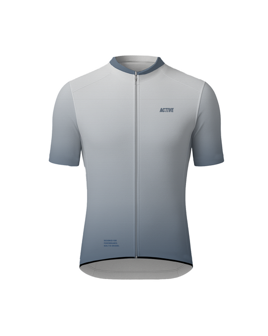 Kolesarski dres Gradient Modra, spredaj