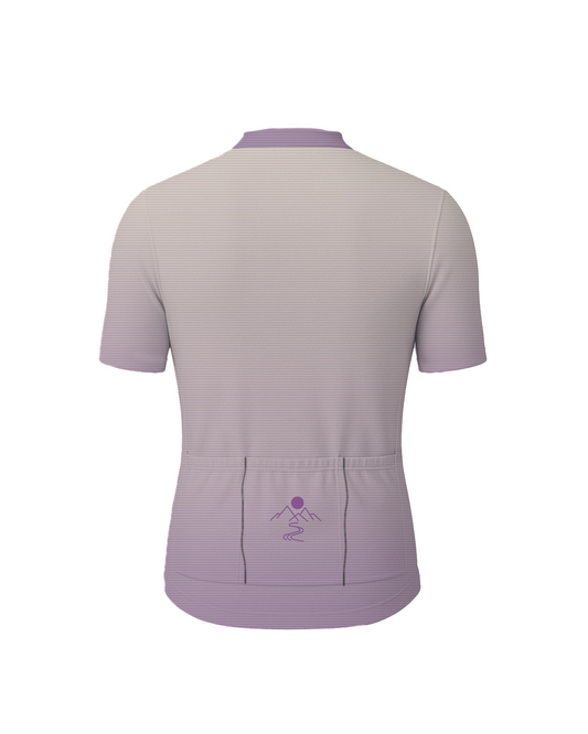 Kolesarski dres Gradient Lila, zadaj