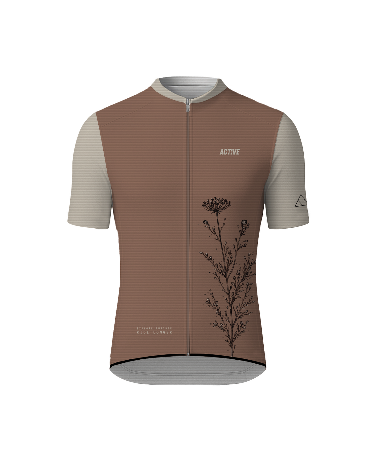 Kolesarski dres Flower Power, spredaj
