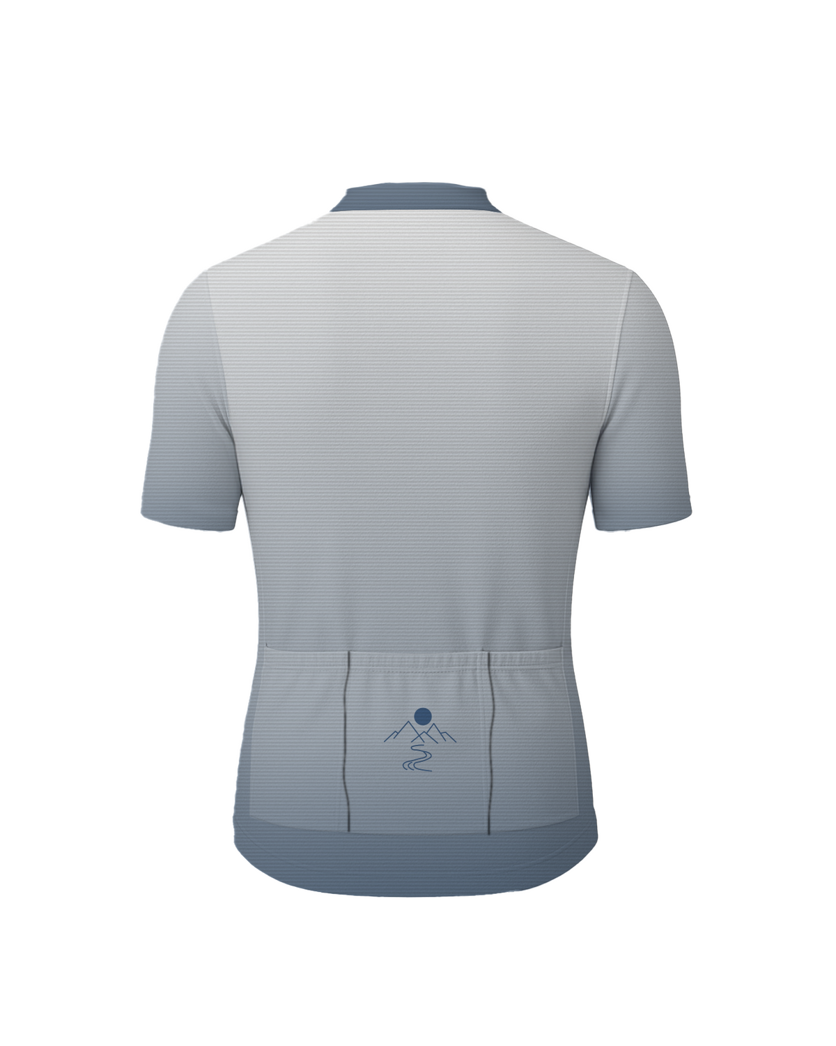 Kolesarski dres Gradient Modra, zadaj