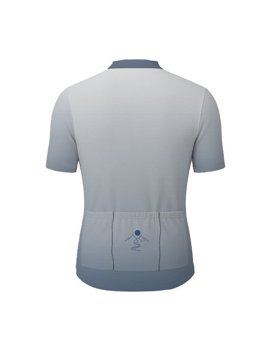 Kolesarski dres Gradient Modra, zadaj