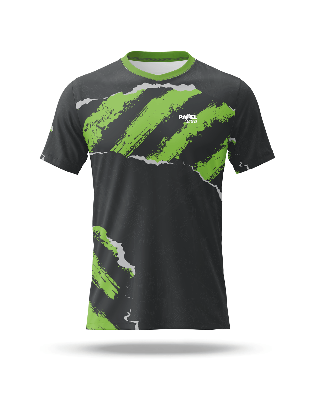 Funkcijska Padel Tenis majica - Green patch M/Ž
