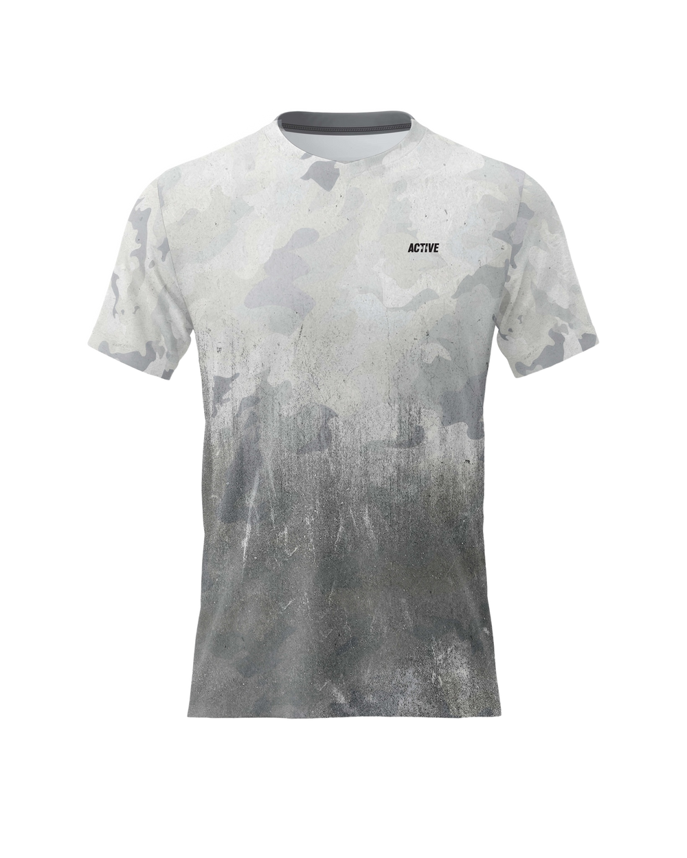 Funkcijska majica Camo na prosojnem ozadju